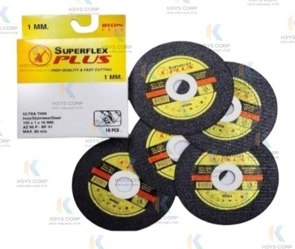 จานทรายซ้อน (Flap Disc) ยี่ห้อ Superflex ขนาด 4 นิ้ว