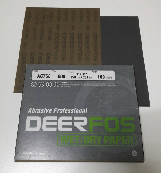 กระดาษทรายน้ำ/ขัดแห้ง Deerfos AC768 เกาหลี