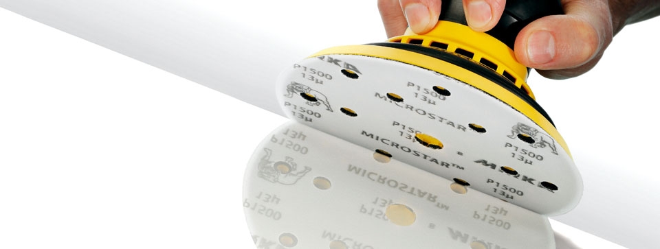กระดาษทรายขัดคอมโพสิท Mirka Composites Processing