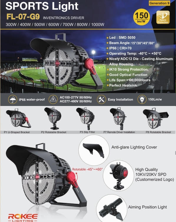 1000W Soccer Filed Lighting