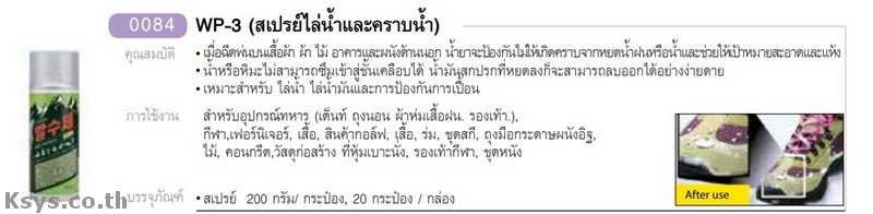 Nabakem WP-สเปรย์ไล่น้ำและคราบน้ำ