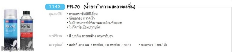 Nabakem PR-70 น้ำยาทำความสะอาดเรซิ่น