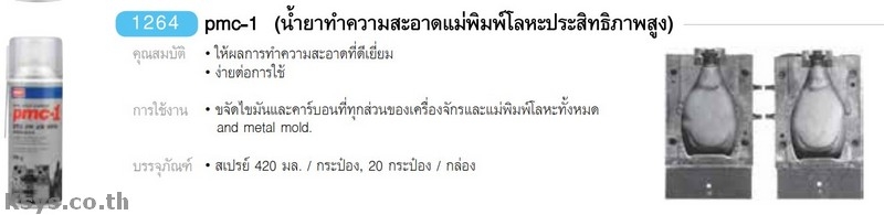 Nabakem PMC-1น้ำยาทำความสะอาดแม่พิมพ์โลหะประสิทธิภาพสูงง