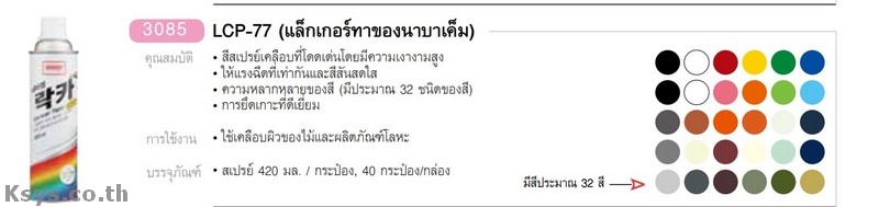 Nabakem LCP-77 (แล็กเกอร์ทาของนาบาเค็ม)