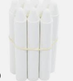 Wax crayon (White)
