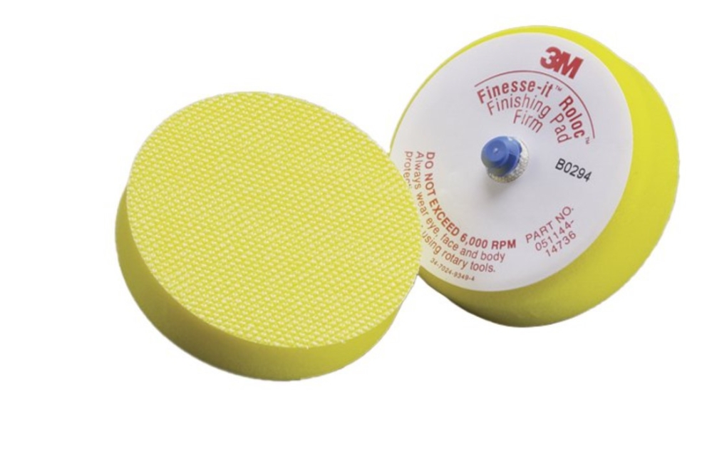 Finesse Roloc fin Pad 3 In Firm Velcro Face