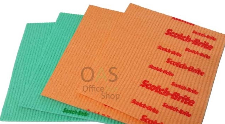 S/B SPONGE CLOTH (4EA/PACK) 180x200x5mm  (ผ้าฟองน้ำ)