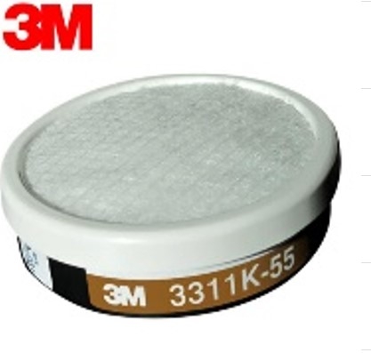 3M 3311K หน้ากากครึ่งหน้าชนิดใส้กรองเดียว