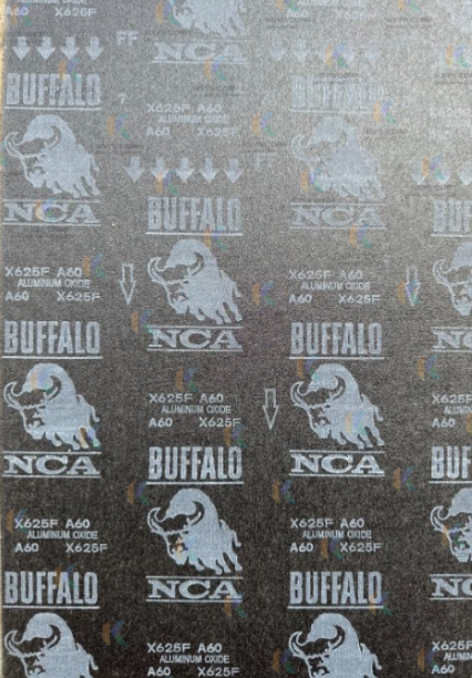 ผ้าทรายแผ่น Buffalo X625F ขนาด 9ix11i