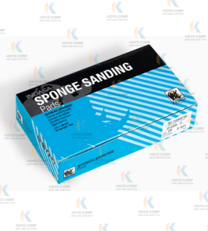 กระดาษทรายฟองน้ำ INDASA ขนาด 115mmx140mm