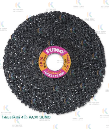 ไฟเบอร์ดิสก์ รูตาข่าย 4นิ้ว เบอร์A30