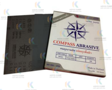 กระดาษทรายน้ำ COMPASS CW12L