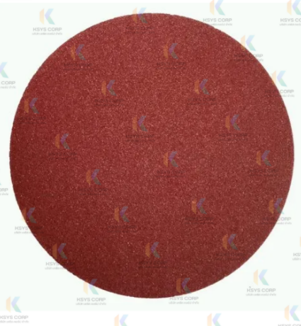 กระดาษทรายกลมแดง 5นิ้ว หลังกาว RJA