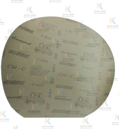 กระดาษทรายน้ำ กลม SAITAC CW-C 250mm 10นิ้ว