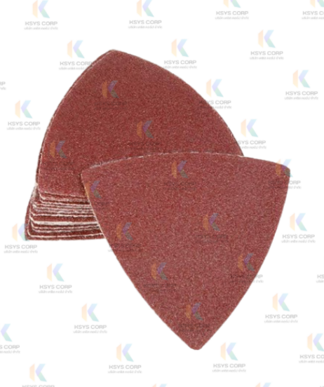 ผ้าทรายหลังสักหลาด ทรงสามเหลี่ยม #180