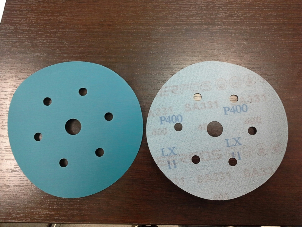 กระดาษทรายกลมหลังสักหลาด SA331 ขนาด6"