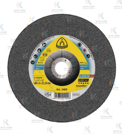 ใบเจียร Klingspor grinding discs A 24 R/36 Special