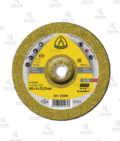 ใบเจียร Klingspor grinding discs A 24 Extra