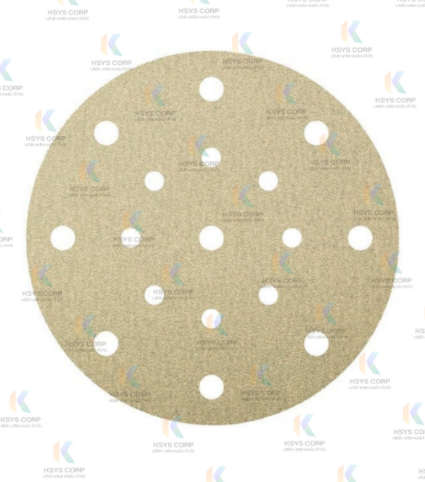 กระดาษทรายกลม หลังสักหลาด - Klingspor PS 33 CK