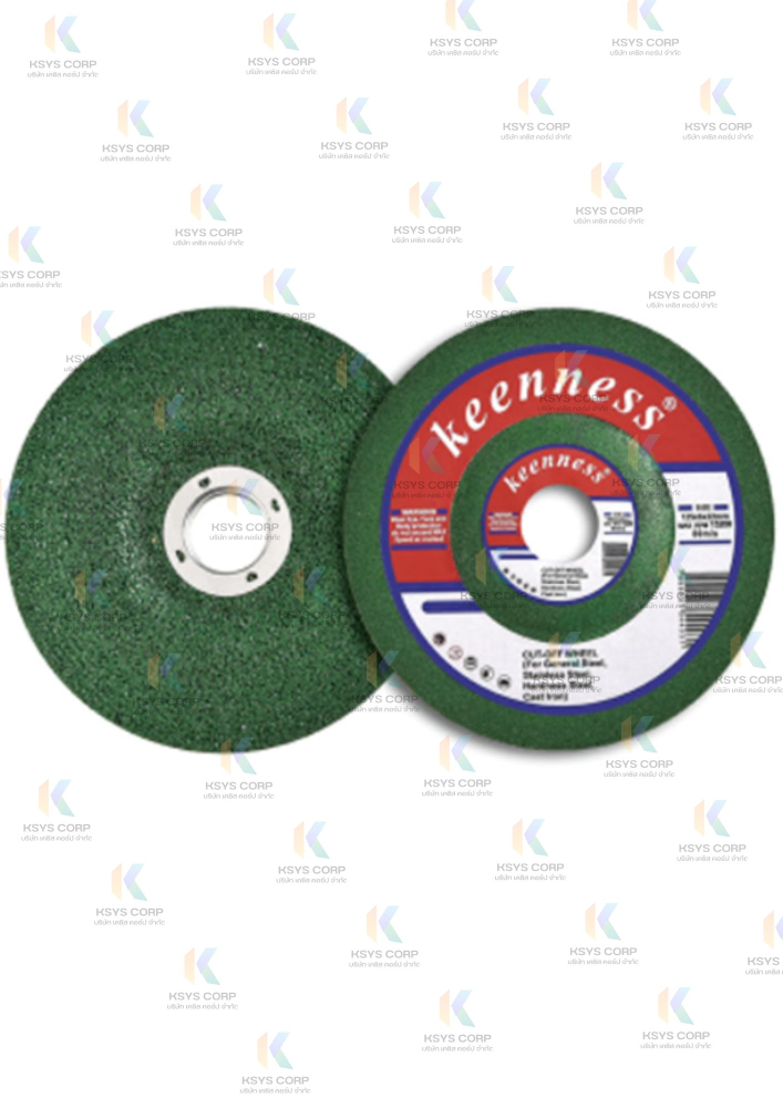 แผ่นเจียรเสแตนเลส 4” หนา6มิล