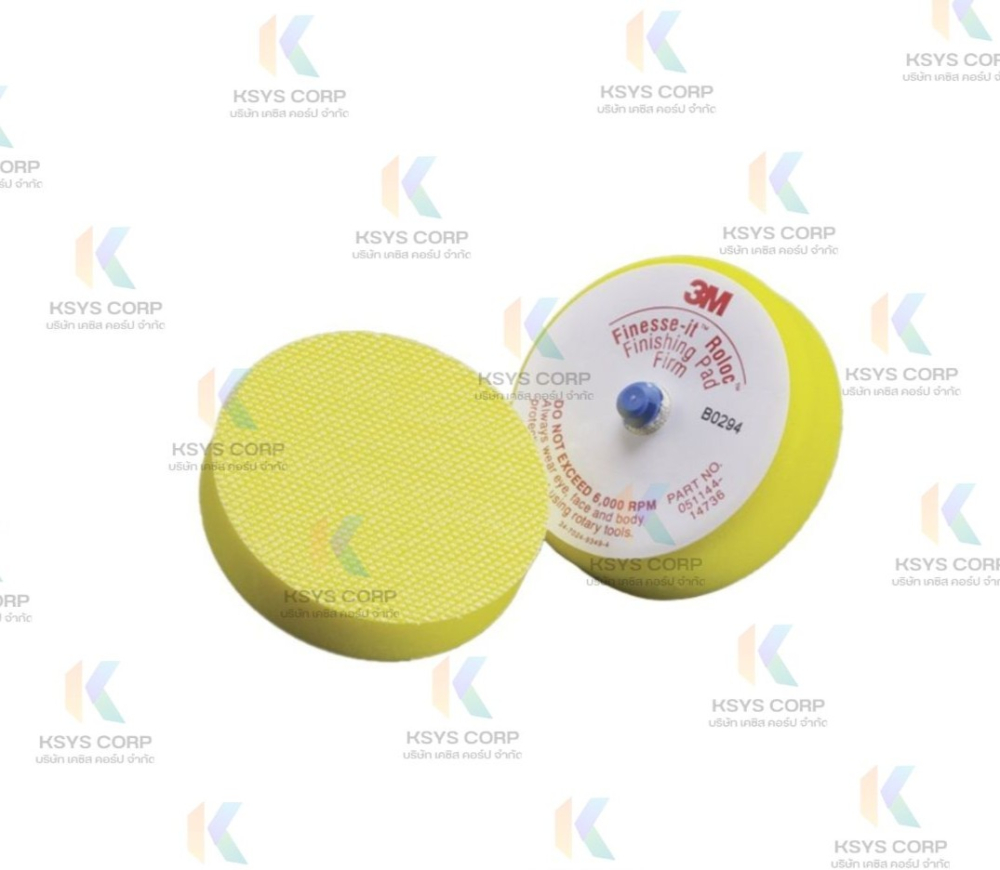 Finesse Roloc fin Pad 3 In Firm Velcro Face