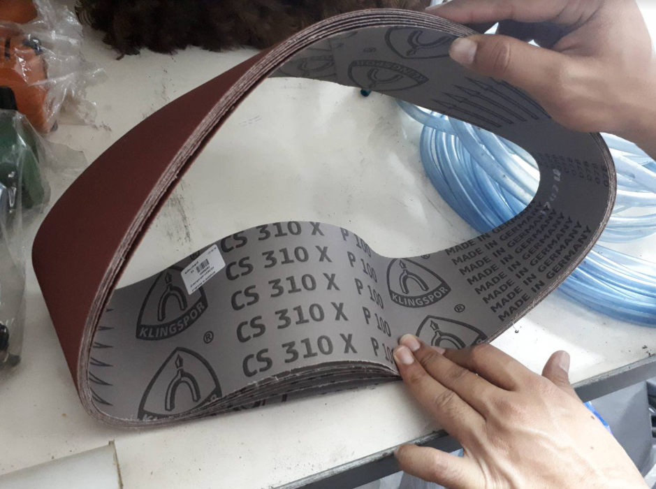 ผ้าทรายสายพาน Klingspor CS310X ขนาด 4นิ้วx36นิ้ว